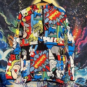 Men’s Medium Reason Popeye Exclusive Collab Jacket For Sale NWT